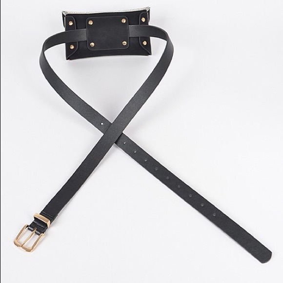 Bling Crystal Bling Studded Clutch Belt Bag - Picture 6 of 6